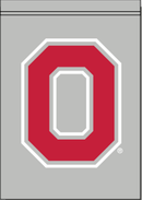 Ohio State Outlined Block O Banners - The Flag Lady