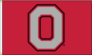 Ohio State Outlined Block O Flags - The Flag Lady