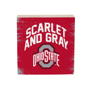 Ohio State University Plock, 6x6" - The Flag Lady