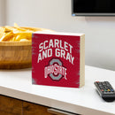 Ohio State University Plock, 6x6" - The Flag Lady