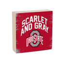 Ohio State University Plock, 6x6" - The Flag Lady