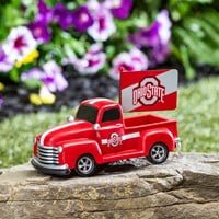 Ohio State University Rally Truck Statue - The Flag Lady