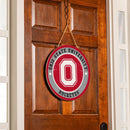 Ohio State University Round Door Décor - The Flag Lady