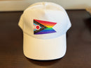 Ohio Pride Flag Hats - White