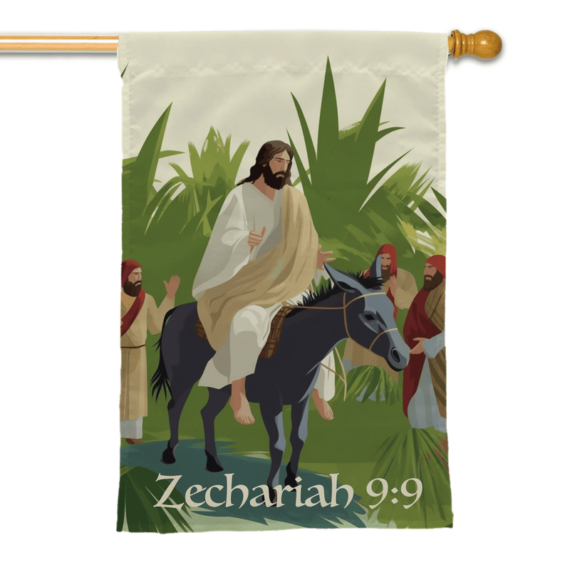 Palm Sunday Flags - Zechariah 9:9 - The Flag Lady