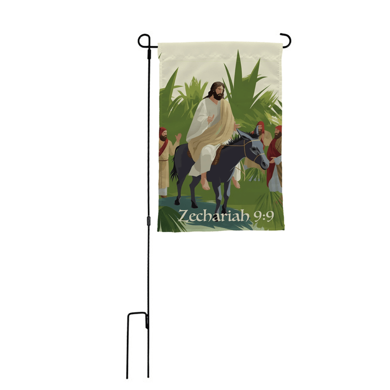 Palm Sunday Flags - Zechariah 9:9 - The Flag Lady