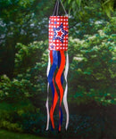 Patriotic check Windsock - The Flag Lady
