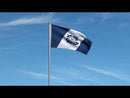 US Coast Guard Auxiliary Flag