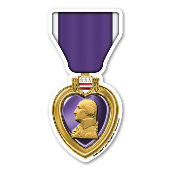 PURPLE HEART (MEDAL) MAGNET - The Flag Lady