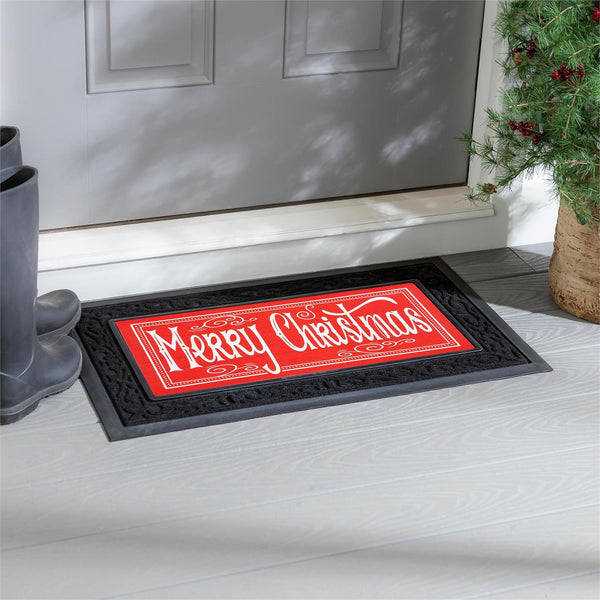 Quaint Merry Christmas Sassafras Switch Mat - The Flag Lady