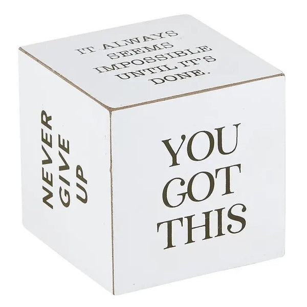 Quote Cube - Encouragement - The Flag Lady