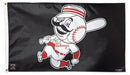 Red Stocking Cincinnati Reds Flag 3x5' Deluxe - The Flag Lady