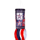 Red, White, and Blue Stars Windsock - The Flag Lady