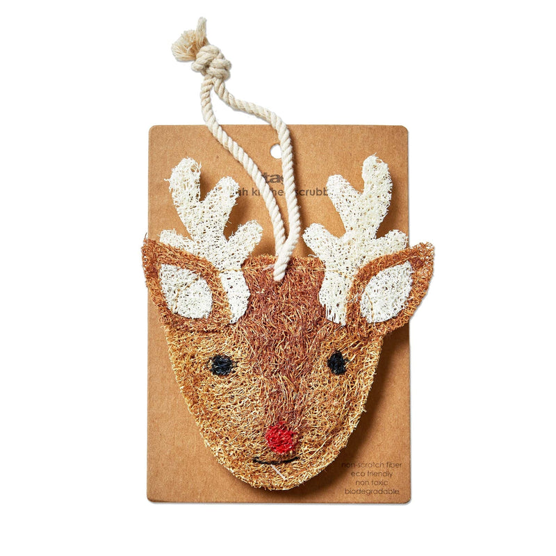 Reindeer Loofah Scrubber - The Flag Lady