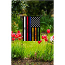 Responders Thin Line Garden Suede Flag - The Flag Lady