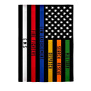 Responders Thin Line Garden Suede Flag - The Flag Lady
