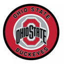 Round Vintage Ohio State University, LED Wall Decor - The Flag Lady