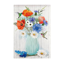 RWB Bouquet Suede Garden Flag - The Flag Lady