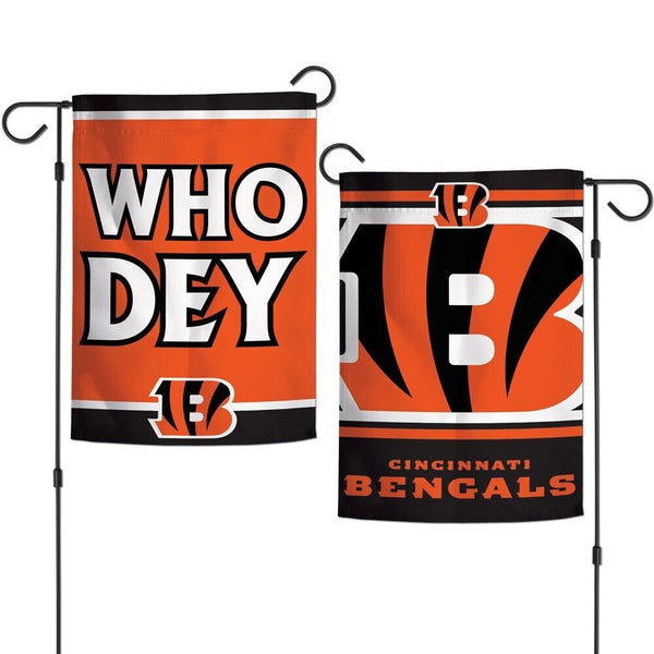 Bengals Who Dey 2-Sided Garden Flag
