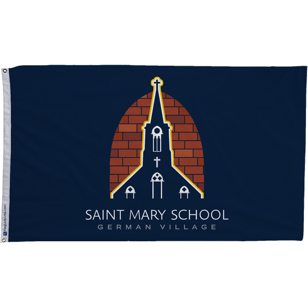 Saint Mary's School (German Village) Logo - The Flag Lady