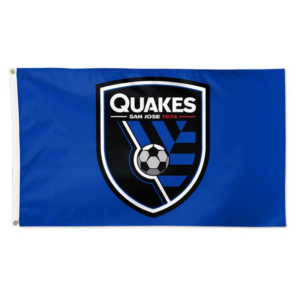 WinCraft San Jose Earthquakes Banner Flag - 3' X 5' Polyester Outdoor Flag With Grommets - View #2