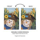 Scarecrow and Friends Applique Garden Flag - The Flag Lady