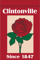 Sewn Clintonville Roses Garden Flag - The Flag Lady