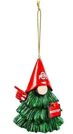 Ohio State University Resin Gnome Ornaments