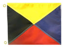 Size 0 Nylon Signal Flags w/ Rope and Toggle - The Flag Lady