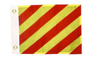 Size 0 Nylon Signal Flags w/ Rope and Toggle - The Flag Lady