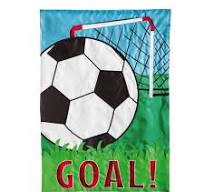 SOCCER GOAL GARDEN FLAG 168446 - The Flag Lady