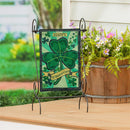 St. Patrick's Day Shamrock Applique Garden Flag - The Flag Lady