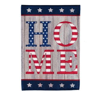 Stacked HOME Garden Flag - The Flag Lady