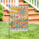 Sunny Field Burlap Garden Flag - The Flag Lady