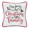 "The Joy of Christmas is Family" Mini Pillow - The Flag Lady