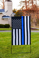 Thin Blue Line House Applique Flag - The Flag Lady
