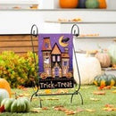 Trick or Sweets Lustre Garden Flag - The Flag Lady