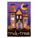 Trick or Sweets Lustre House Flag - The Flag Lady