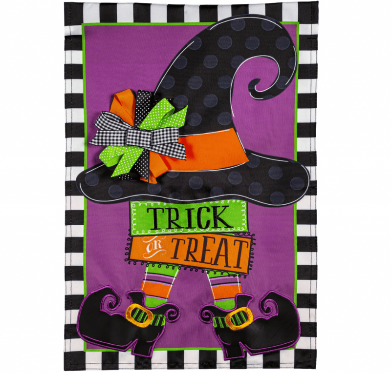 Trick or Treat Witch Banner - The Flag Lady