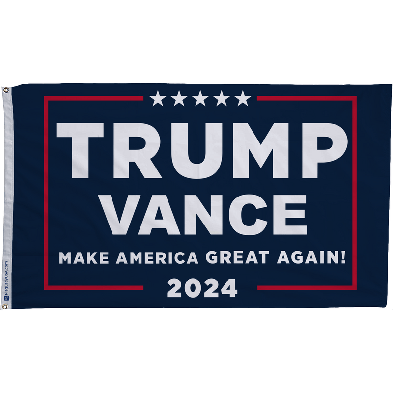 Trump Vance 2024 Flag Made in the USA