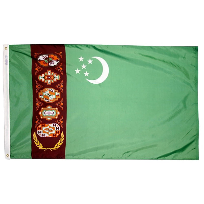 Turkmenistan Flags - The Flag Lady