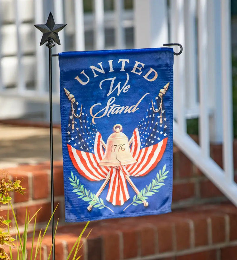 United We Stand Lustre Flag - The Flag Lady