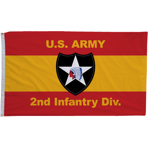 US Army 2nd Infantry Division Flag - The Flag Lady