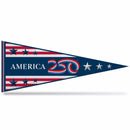 USA America 250 Soft Felt 12X30 Pennant - The Flag Lady