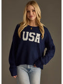 USA Lightweight Sweater - The Flag Lady