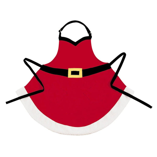 Velvet Santa Apron - The Flag Lady
