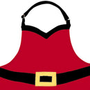 Velvet Santa Apron - The Flag Lady