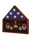 Veteran Memory Flag and Display Case - The Flag Lady