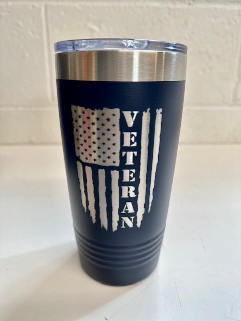 Veteran Tumbler - 20 oz - The Flag Lady