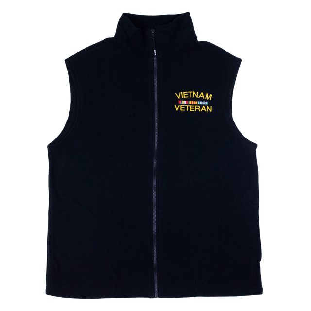 Vietnam Veteran Fleece Vest - The Flag Lady